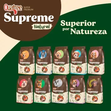 Racao Quatree Supreme Caes Filhotes Racas Pequenas banner-10